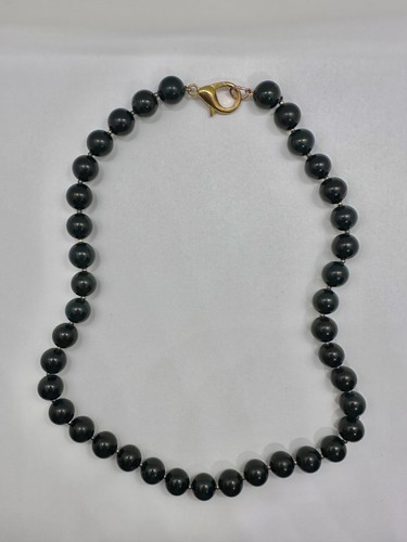 Collana onice nero naturale - collana,