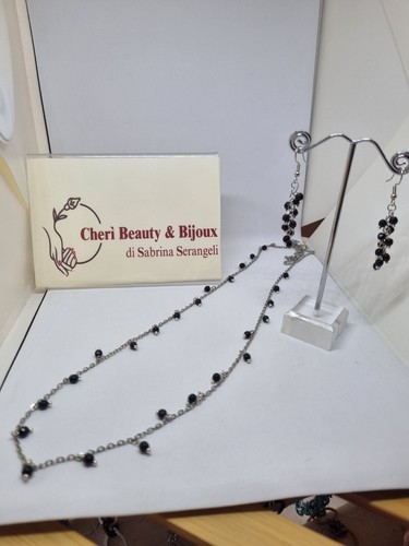 Collana lunga orecchini - collana,