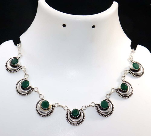Collana mezzaluna luna onice - luna,