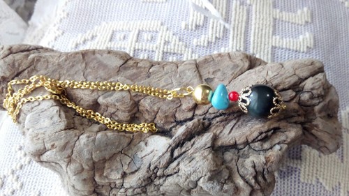 Coccu collana argento - su,