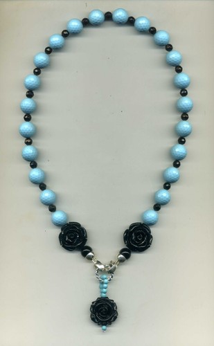 Collana turchese nera in - collana,
