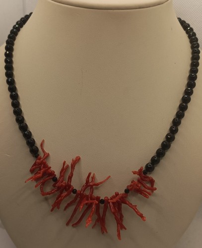 Collana artigianale corallo - artigianale,