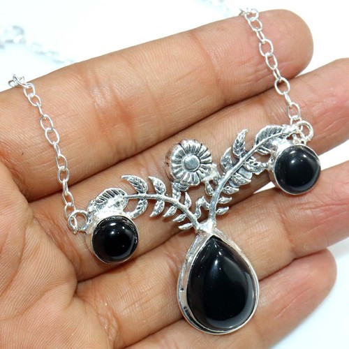Collana onice nera decente - onice,