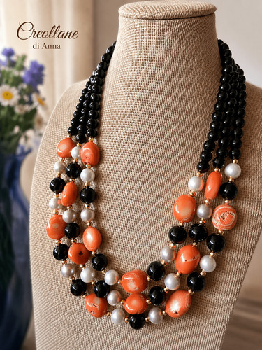 Collana onice nero - collana,