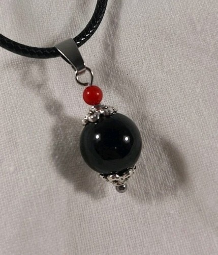 Collana coccu corallo onice - corallo,
