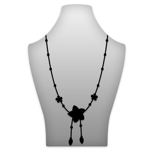 Romantica collana pelle con - in,