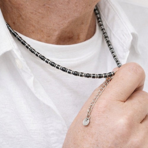 Collana uomo pietra naturale