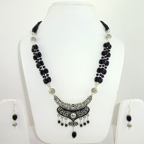 Collana onice nera - collana,