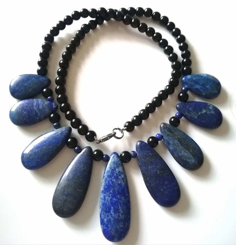 Collana onice nera - nera, e