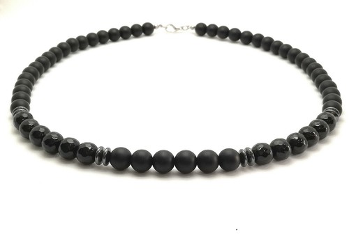 Collana uomo nera - da,