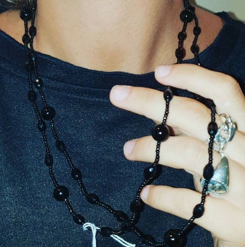 Collana lunga onice e - lunga,