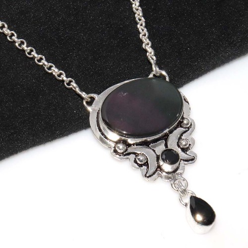Collana grande onice nera