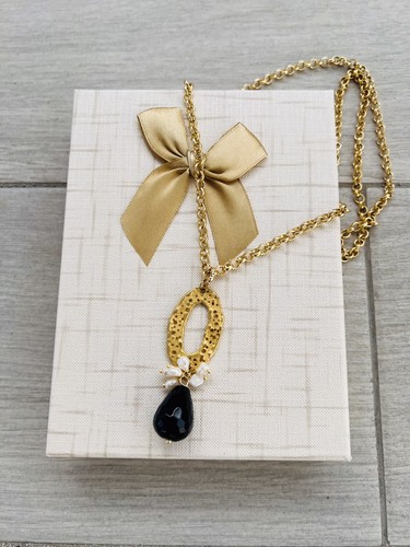 Collana con catena color oro - catena,