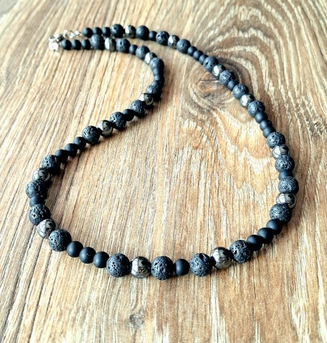 Collana perle uomo - collana,