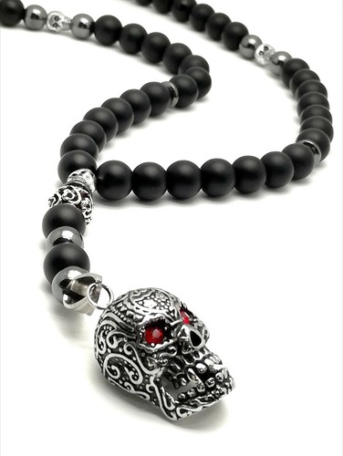 Collana nera uomo - collana, da