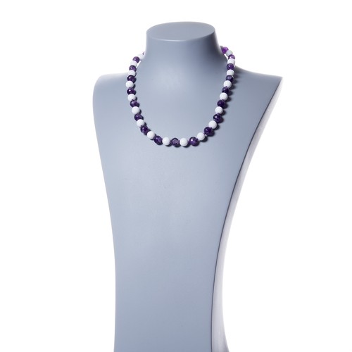 Collana sfere onice nera - sfere,