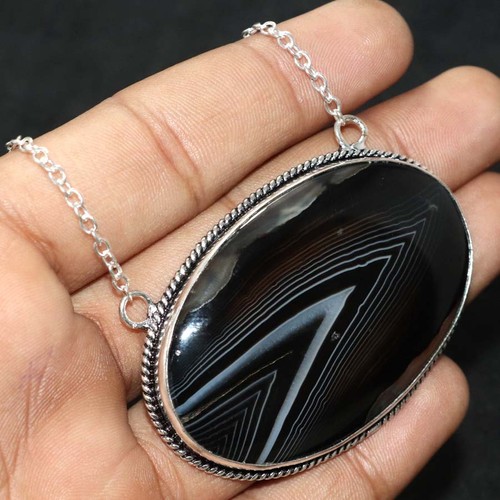 Collana massiccia fascia onice