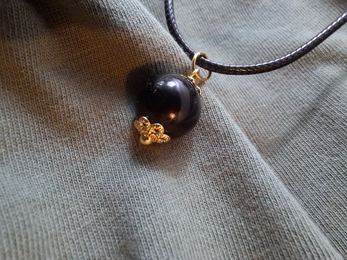 Collana coccu dorato sardo - dorato,