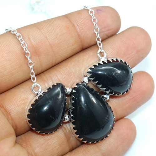 Esclusiva collana onice nera - collana,