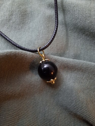 Collana coccu dorato sardo - collana,