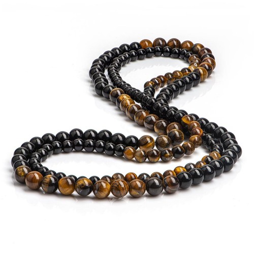 Collana uomo onice nera - uomo,